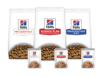 מודעה של מזון לחיות מחמד של Hill's ומחזור